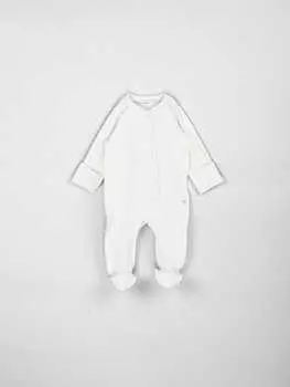 Слип на кнопках с закрытой ножкой "Молоко" 0+