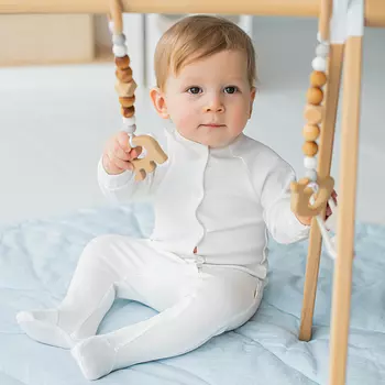 Слип на кнопках "Сливки" 0+