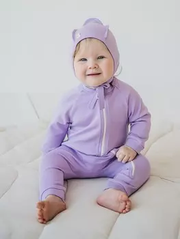 Слип на молнии "Лаванда" 0+