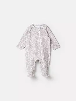 Слип на молнии с закрытой ножкой "Цветочный вальс" 0+