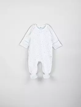 Слип на молнии с закрытой ножкой "Мишутка" 0+