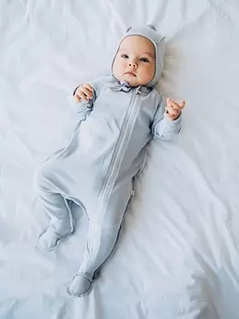 Слип с закрытой ножкой "Жемчуг" 0+