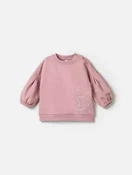 Свитшот облегченный "Дымчатая роза" 0+