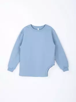 Свитшот облегченный "Дымка" с фигурным вырезом 7+