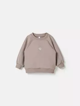 Свитшот облегченный "Кокос" с вышивкой 0+