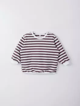 Свитшот облегченный "Полоска Шоколад"