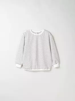 Свитшот облегченный "Полоска Тауп" 7+