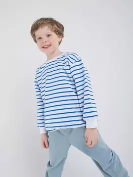 Свитшот облегченный "Полоска Василек"