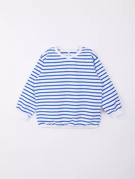 Свитшот облегченный "Полоска Василек" 7+