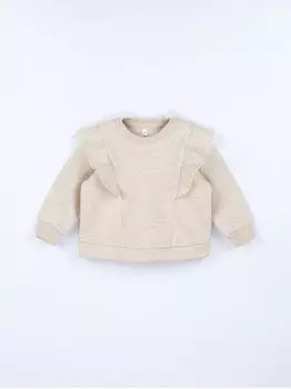 Свитшот с рюшами "Ванильный пудинг"