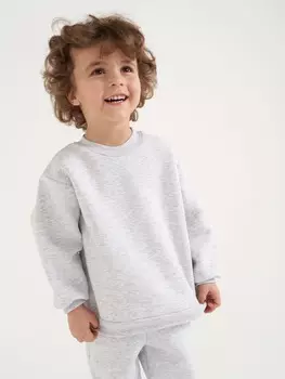 Свитшот "Серый меланж" утепленный