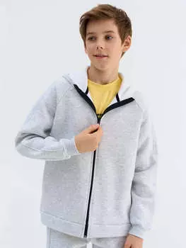 Толстовка "Серый меланж" утепленная 7+