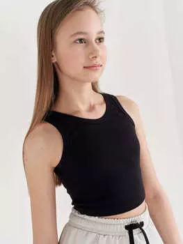 Топ из кашкорсе "УГОЛЬ" подростковый