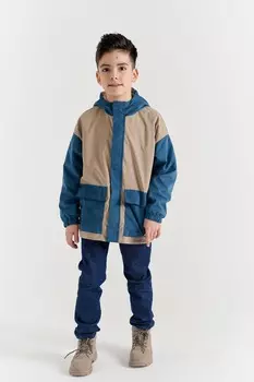 Ветровка Колор блок "Сафари/Деним" 7+