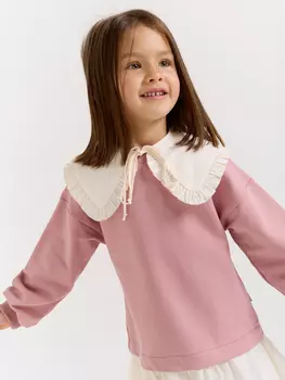 Воротник с рюшами "Молоко"