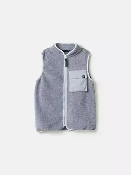 Жилет флисовый "Серый меланж" 7+