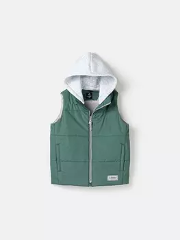 Жилет на молнии с капюшоном "Ель"