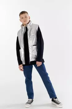 Жилет на молнии "СЕРЕБРО" подростковый