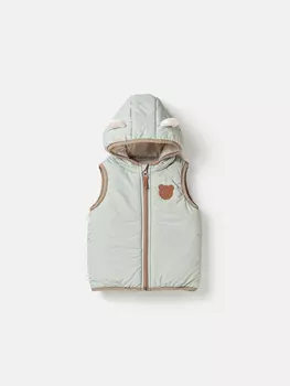 Жилет с капюшоном "Шалфей" 0+