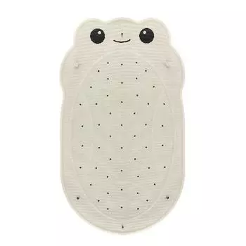 Антискользящий резиновый коврик ROXY-KIDS "Лягушка", белый, 45 х 76 см