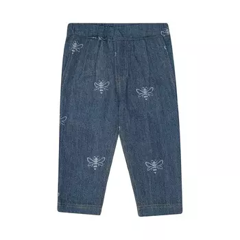Брюки джинсовые Flss "William Blue Denim Bee", лунные пчелы