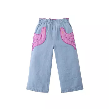 Брюки джинсовые Gingersnaps "Mini Esme Bird", голубые