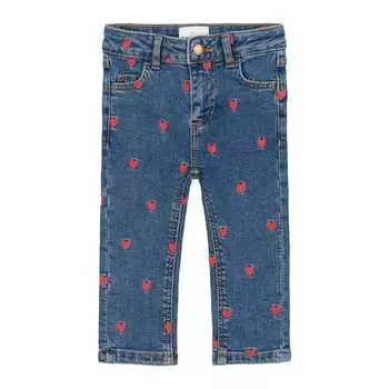 Брюки джинсовые прямого кроя THE NEW Siblings "Lovia Medium Blue Denim Wash", голубые