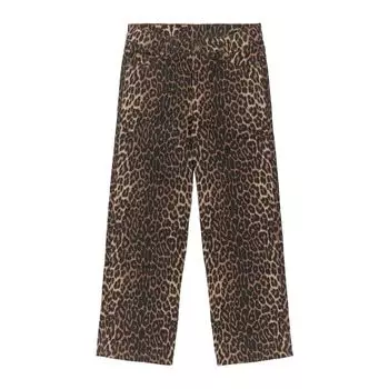 Брюки джинсовые широкие THE NEW "Lolo Feather Gray", графитовые