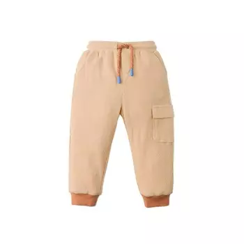 Брюки-карго вафельные Gingersnaps "Russell Mellow Buff", карамельный мусс