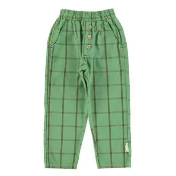 Брюки Piupiuchick "Green Checkered Unisex", весенняя зелень