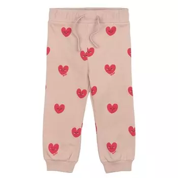 Брюки повседневные THE NEW Siblings "Nell Adobe Rose", сердца в розовой пудре