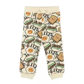 Брюки повседневные THE NEW Siblings "Nelson White Swan", веселый завтрак