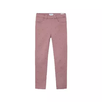 Брюки с бусинками Mayoral, розовые