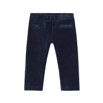 Брюки велюровые Mayoral, чёрные