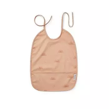 Детский нагрудник LIEWOOD "Закат", бежевый микс