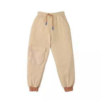 Джоггеры вафельные Gingersnaps "Nathan Mellow Buff", карамельный мусс