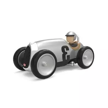 Игрушечная гоночная машинка Baghera, серебристая