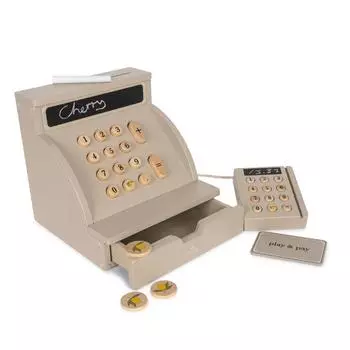 Игрушечная касса Konges Slojd, бежевая
