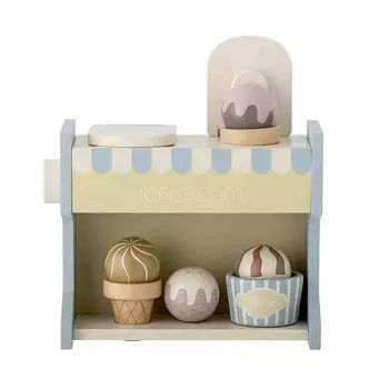 Игрушечная мороженица Bloomingville "Vallie", 8 предметов, мульти с голубым