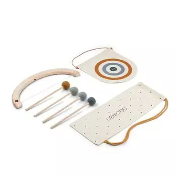 Игрушечный набор LIEWOOD "Лук и стрелы", мульти микс с голубым