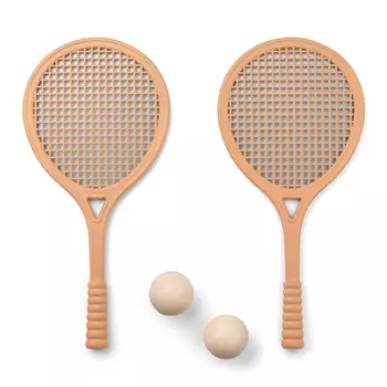 Игрушечный набор LIEWOOD "Monica Tennis ", темно-розовый микс с бежевым