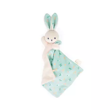 Игрушка-комфортер Kaloo "Кролик", серия "Carre Douceur", цитрусовый букет, 17 см