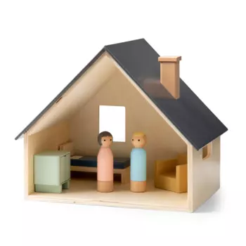 Кукольный дом Sebra с мебелью и куклами