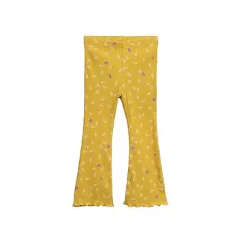 Легинсы-клеш в рубчик Play Up "Rib Esteva", солнечное настроение