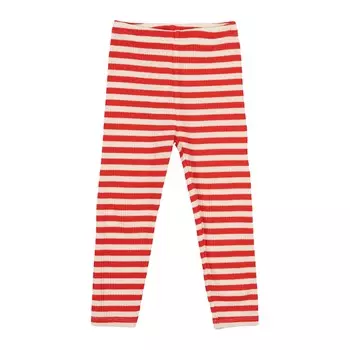 Легинсы в рубчик THE NEW Siblings "Fro Poppy Red Striped", красные полоски