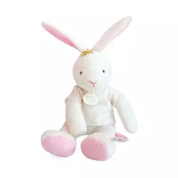 Мягкая игрушка Doudou et Compagnie "Кролик Perlidoudou", розовый