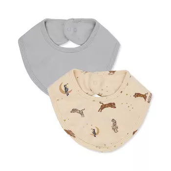 Набор детских текстильных нагрудников Konges Slojd "Basic Roar", 2 шт, созвездие тигра