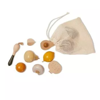 Набор игрушечных фруктов и овощей Konges Slojd, мульти