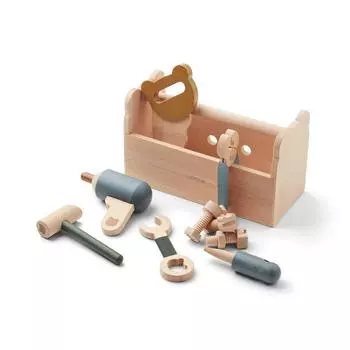 Набор игрушечных инструментов LIEWOOD "Luigi", мульти микс с голубым