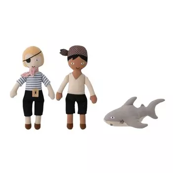 Набор текстильных кукол Bloomingville MINI "Mio", 3 шт